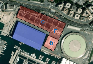 planimetria del waterfront