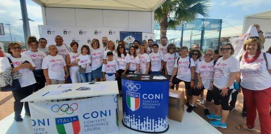 Le partecipanti alla corsa organizzata dal Centro per Non Subire Violenza