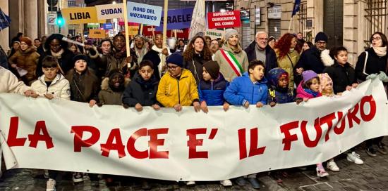 La Marcia in via Cairoli