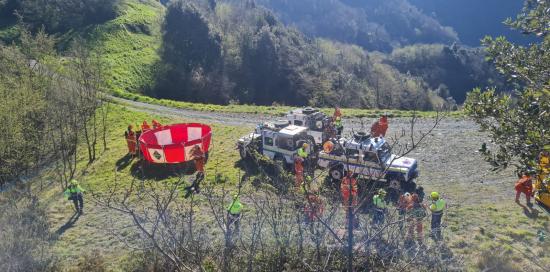 Protezione civile, questa mattina esercitazione anti incendio sul monte Gazzo