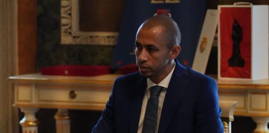 Il consigliere delegato alle Relazioni internazionali Simohamed Kaabour.