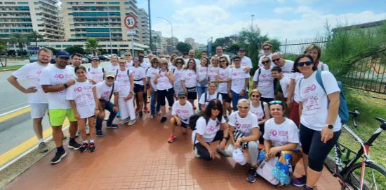 Foto di gruppo dei partecipanti alla partenza