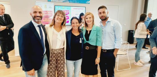 L'assessora Lodi con, tra gli altri, il consigliere comunale Enrico Vassallo e Debora Sorriva