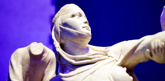 il monumento funebre di margherita di brabante particolare 