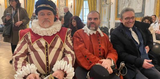Carnevale figurante primo piano