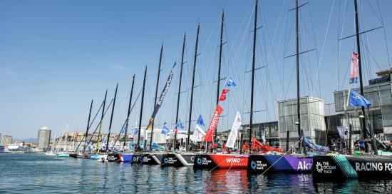 barche a vela ormeggiate in Porto Antico