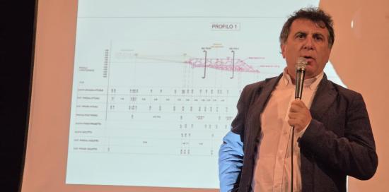 Intervento dell'assessore Ferrante durante la commissione aperta alla cittadinanza