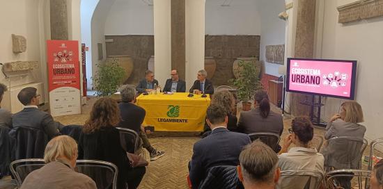 L'assessore Robotti a Roma per la presentazione del rapporto "Ecosistema Urbano 2025" di Legambiente