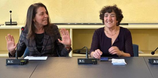 assessore Rosso con funzionaria