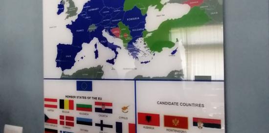 Una mappa dell'Europa