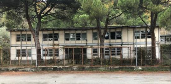 Foto della struttura prima dell'avvio dei lavori finanziati dal Pnrr