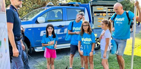 Lo stand della Polizia Cinofila - foto edizione 2023