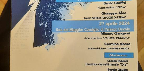 Brochure evento "Genova incontra la Calabria"