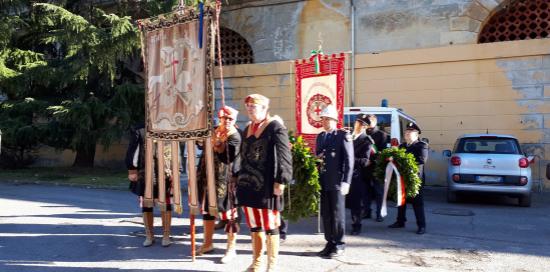 ingresso dei gonfaloni
