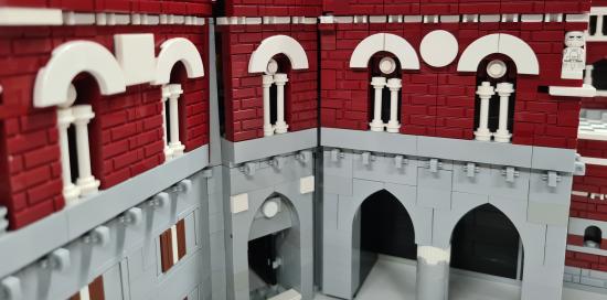 castello fatto con i Lego (particolare)