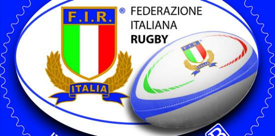 Francobollo Fderazione Italiana Rugby