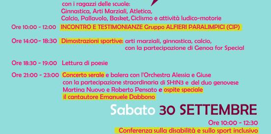 Programma completo Giochi senza Barriere