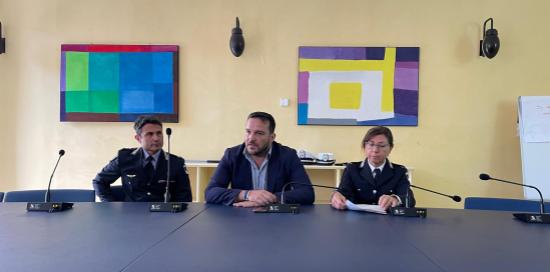 L'assessore Gambino durante la presentazione dei risultati della campagna