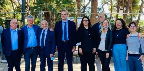 foto di gruppo con assessore Piciocchi
