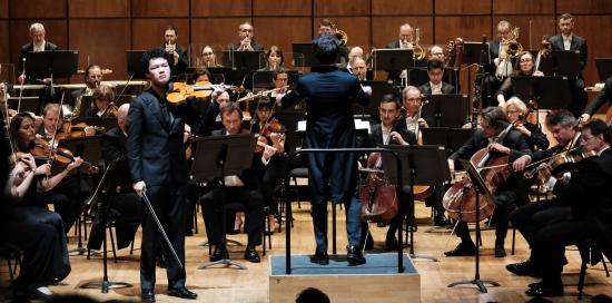 Un momento dell'esbizione di Aozhe Zhang