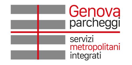 Logo Genova Parcheggi - Servizi metropolitani integrati