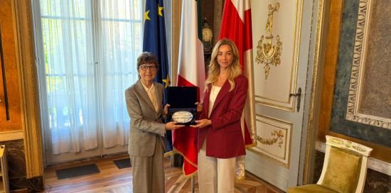 La questora Burdese e la sindaca Salis a Palazzo Tursi