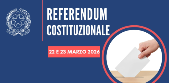 Grafica referendum costituzionale 22 e 23 marzo 2026 sulla giustizia