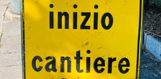 cartello inizio cantiere