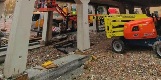immagine di cantiere mercato piazzale parenzo