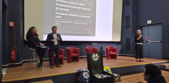 Il saluto dell'assessore Ferrante all'inizio del convegno