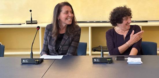 assessore Rosso con funzionaria