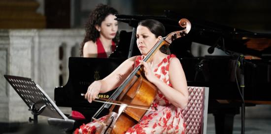 Il momento musicale con la pianista Maddalena Giacopuzzi e la violoncellista Ludovica Rana