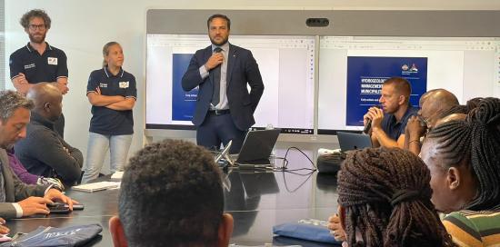 Protezione civile, la visita di una delegazione di rappresentanti di governi africani alla centrale operativa di Genova