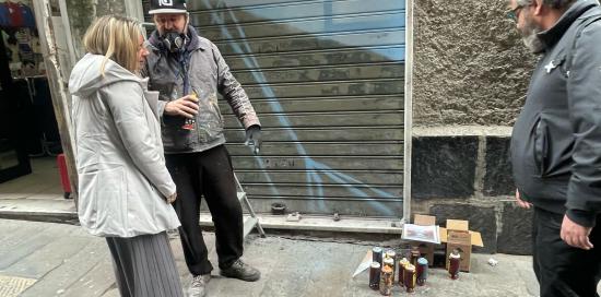 via pre street art