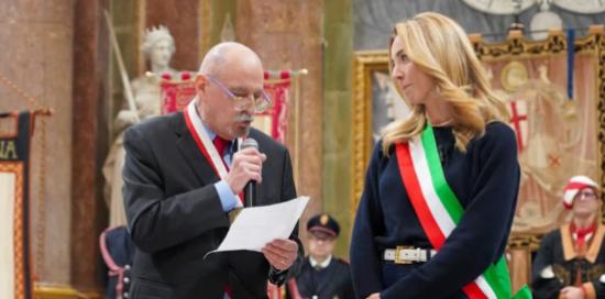 La sindaca Salis a Palazzo Ducale insieme a Franco Bampi