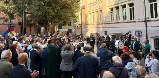 Esibizione della banda musicale di Bolzaneto Esibizione della banda musicale di Bolzaneto