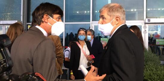 Il sindaco in platea