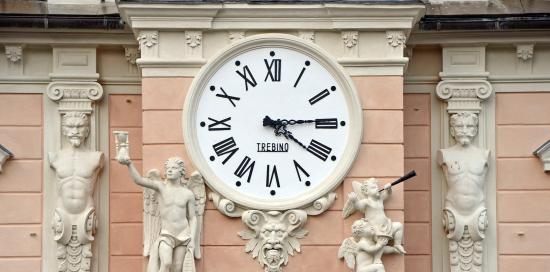 Foto dell'orologio di Palazzo Tursi