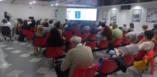 Foto dell'Auditorium del Matitone durante il 4° Open Day delle associazioni impegnate sulle disabilità