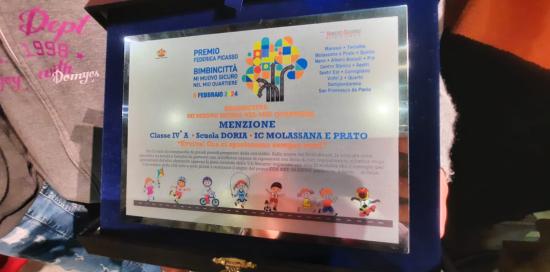 premiazione 4A, scuola Doria – IC Molassana e Prato 2