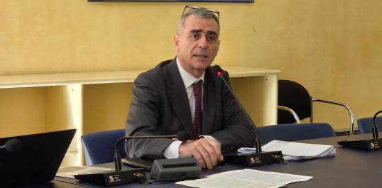 L'intervento dell'assessore alla Mobilità sostenibile Emilio Robotti