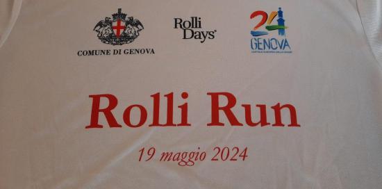 particolare maglietta Rolli Run