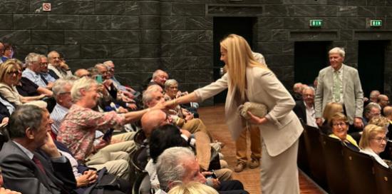 50 Anni Insieme-Salis saluta pubblico