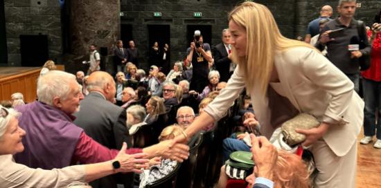 50 Anni Insieme-Salis saluta pubblico