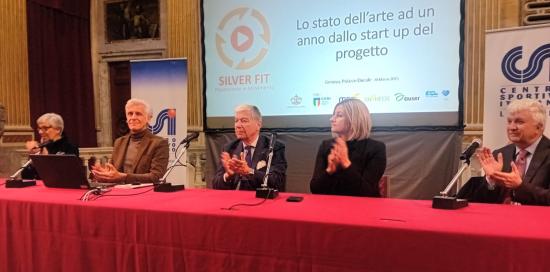 Il banco dei relatori a Palazzo Ducale: al centro l'assessore Bianchi