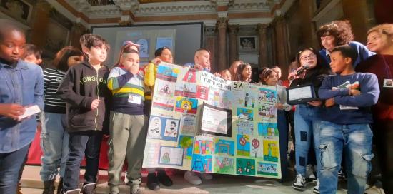 premiazione 5A, scuola Cantore-Rolando – IC Sampierdarena