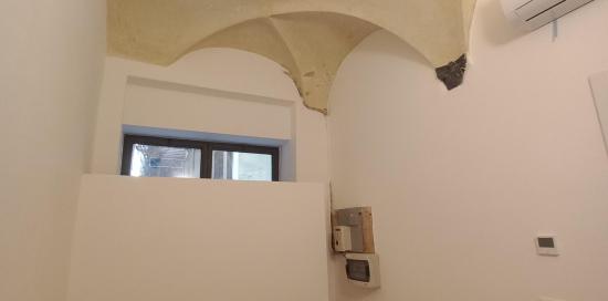 Uno dei locali del nuovo immobile di via San Bernardo