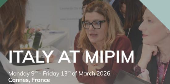 La locandina del MIPIM dedicata all'Italia