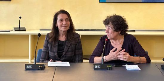 assessore Rosso con funzionaria