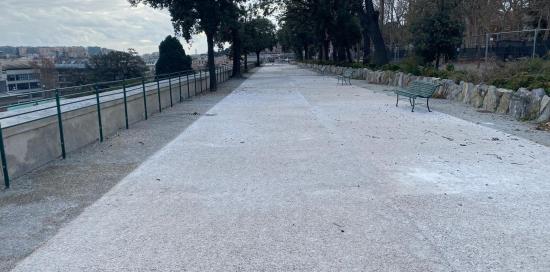 La passeggiata del parco rifatta